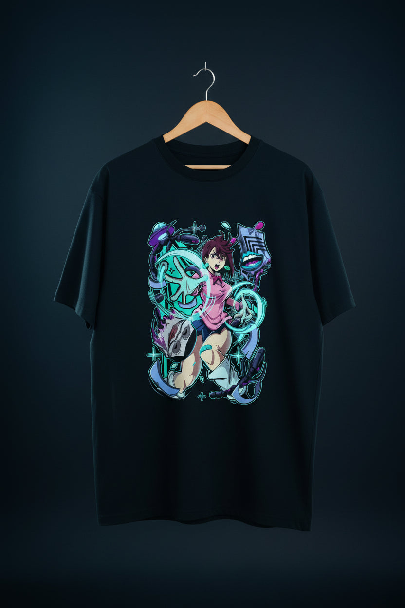Momo Ayase Dan Da Dan Unisex Graphic T-Shirt – Anime Streetwear | Lunara Ink
