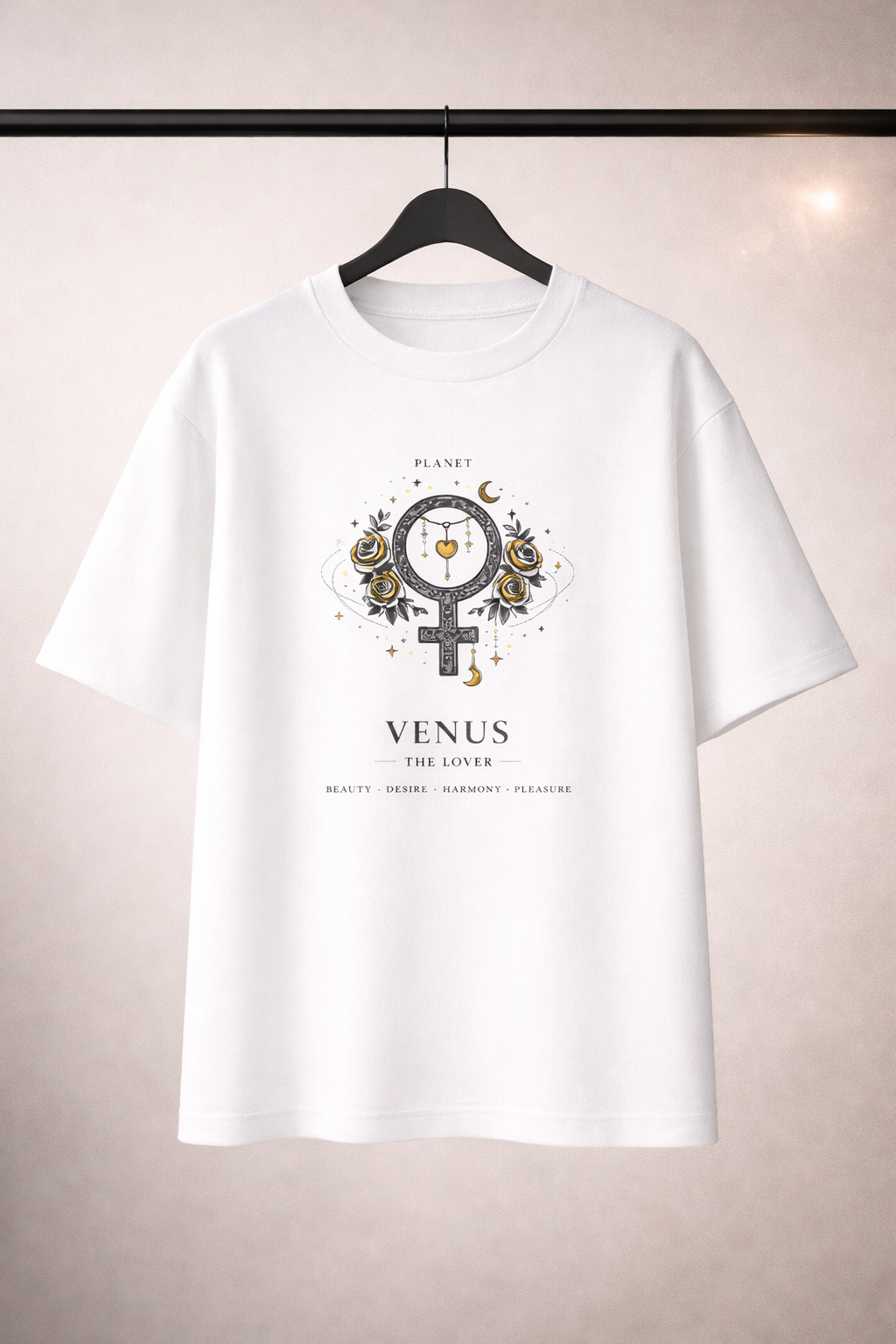 Venus Unisex Oversized T-Shirt – Astrology Edition