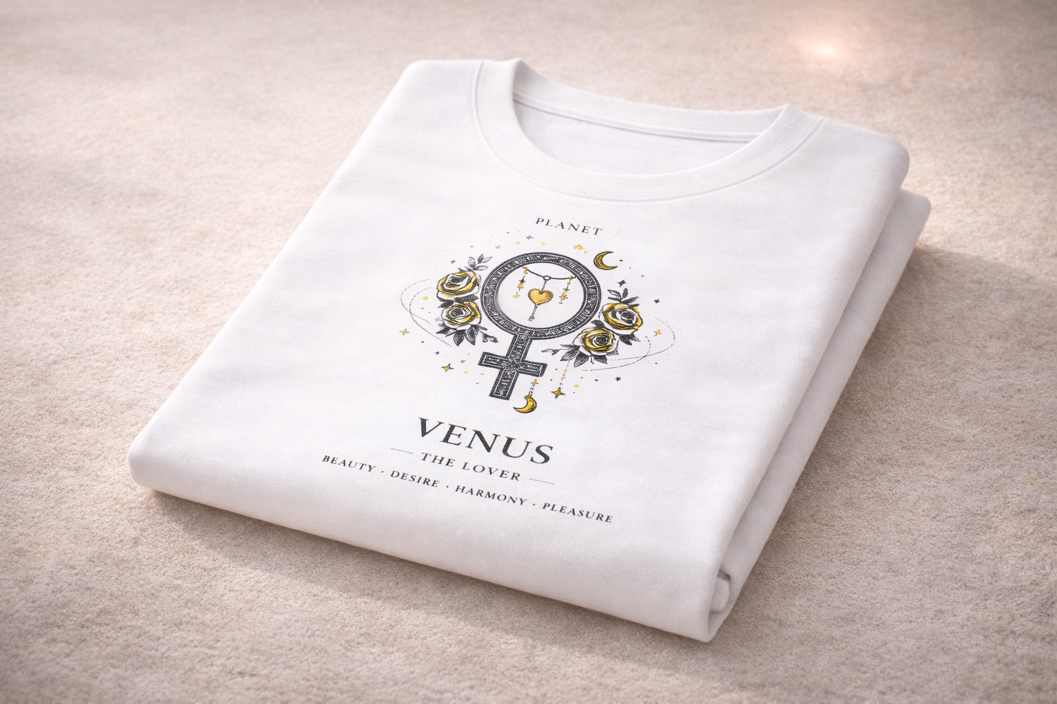 Venus Unisex Oversized T-Shirt – Astrology Edition