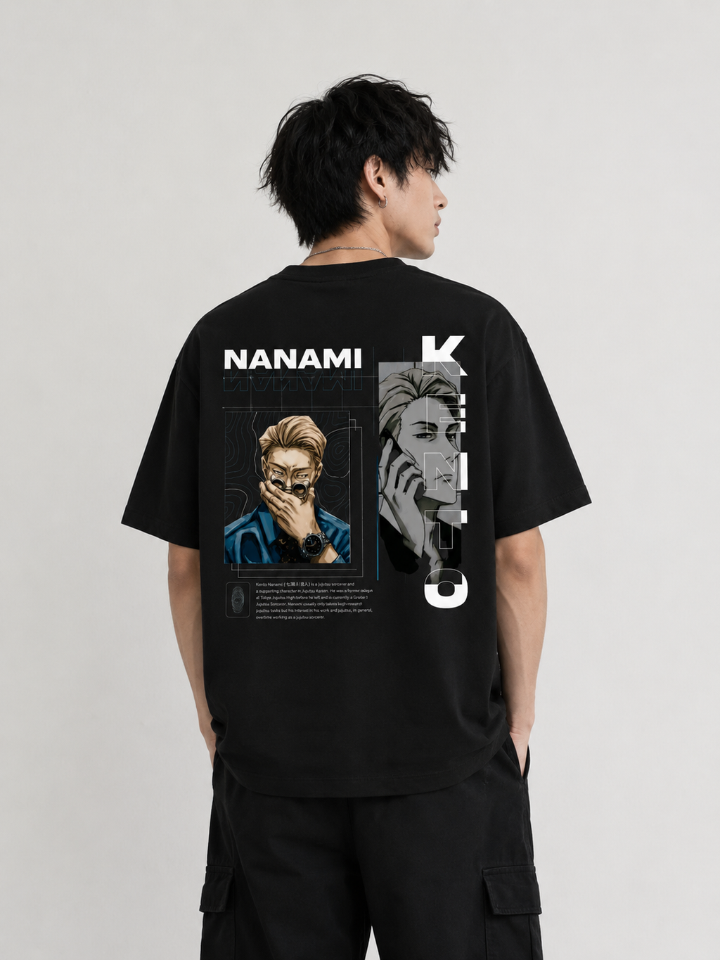 Nanami Kento Back Print Unisex Crew T-Shirt