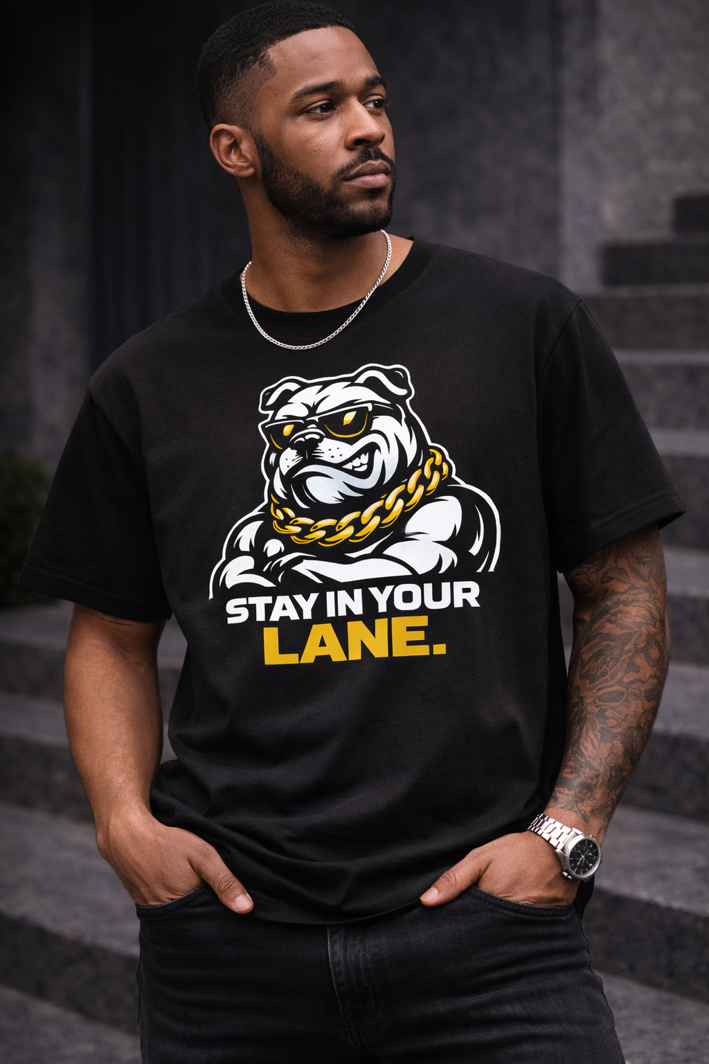 Stay in your lane Classic T-Shirt