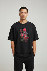 Deadpool Graphic Oversized T-Shirt | Unisex