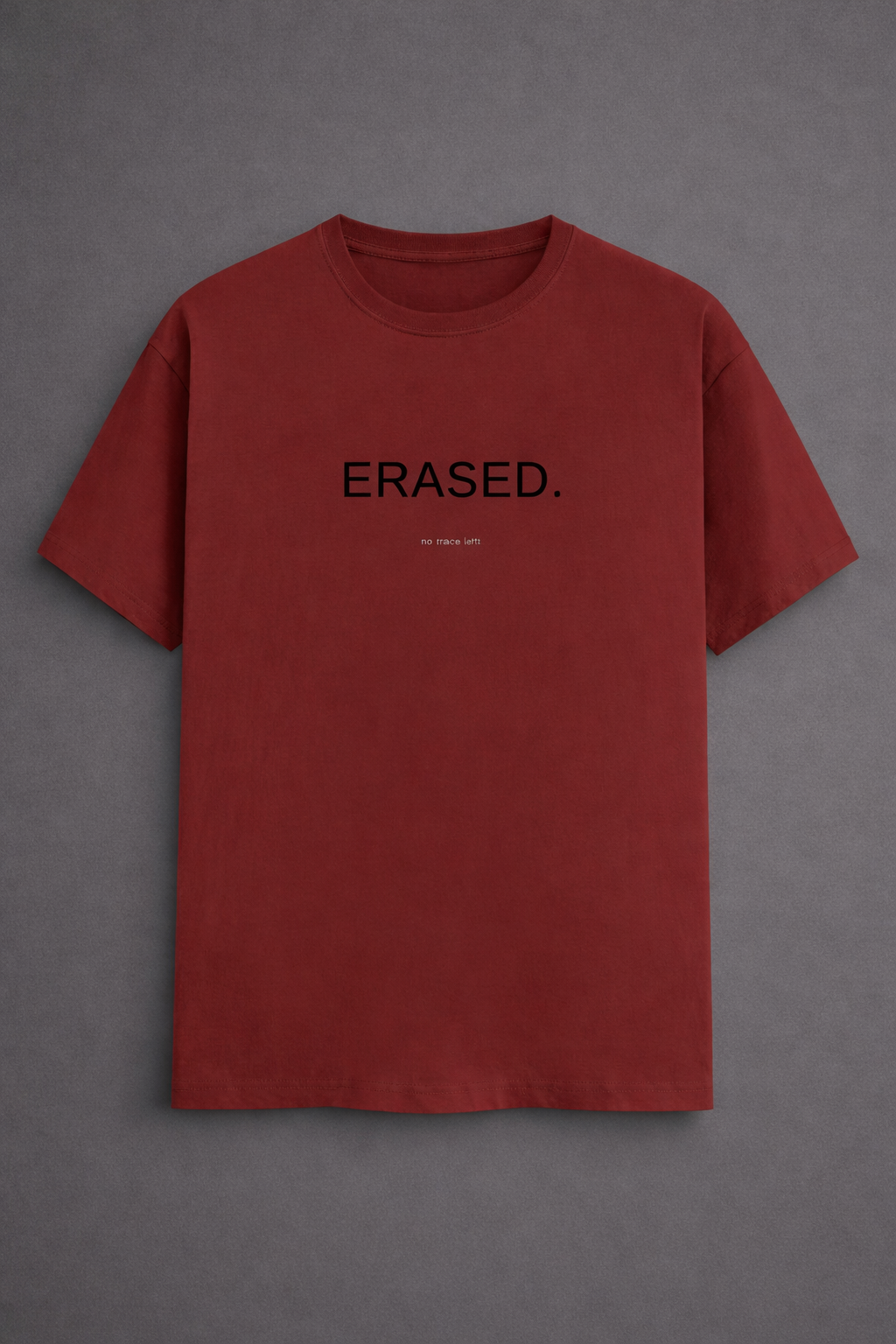 Erased | No Trace Left Oversized Graphic Tee