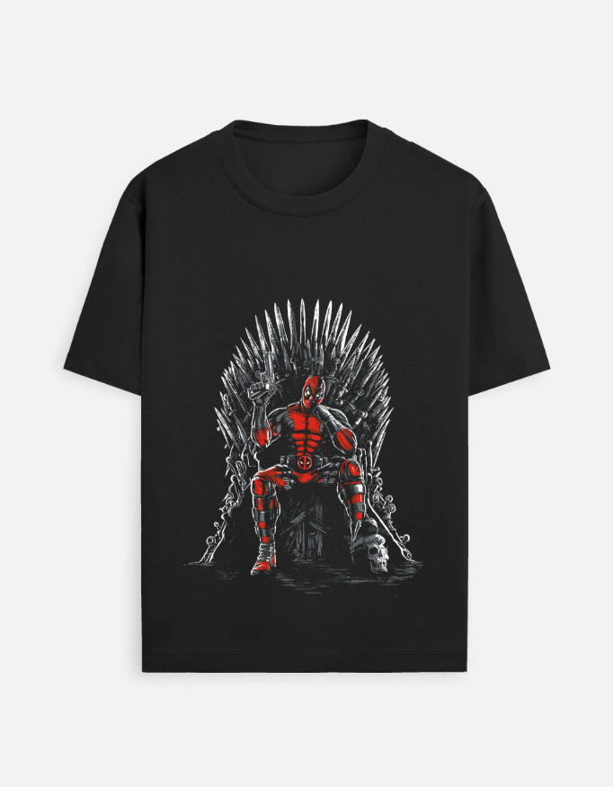 Deadpool Iron Throne Graphic T-Shirt | Unisex