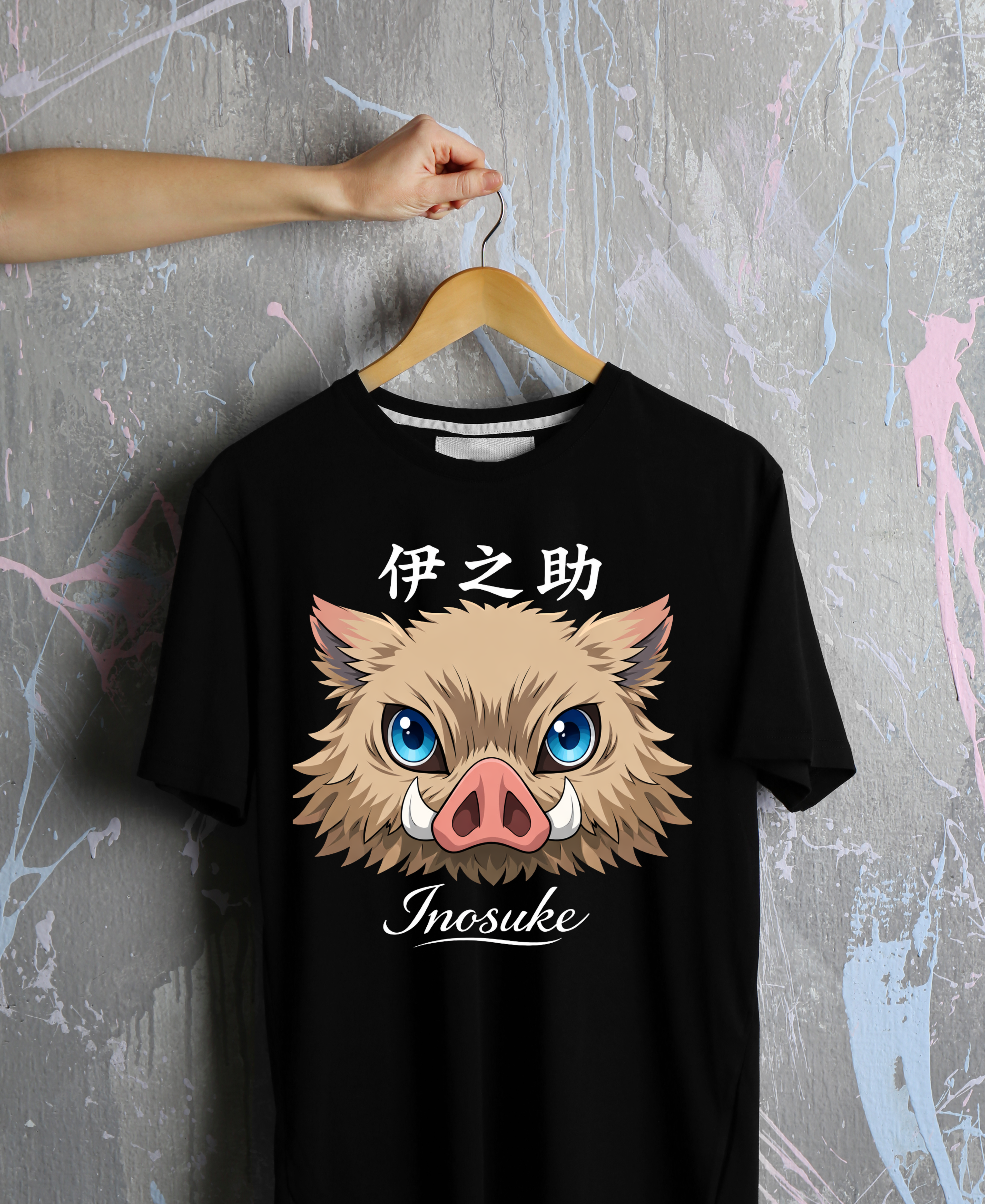 Unisex Oversized Demon Slayer - Insosuke T-Shirt