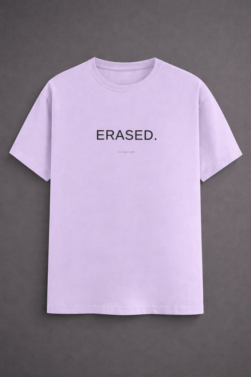 Erased | No Trace Left Oversized Graphic Tee