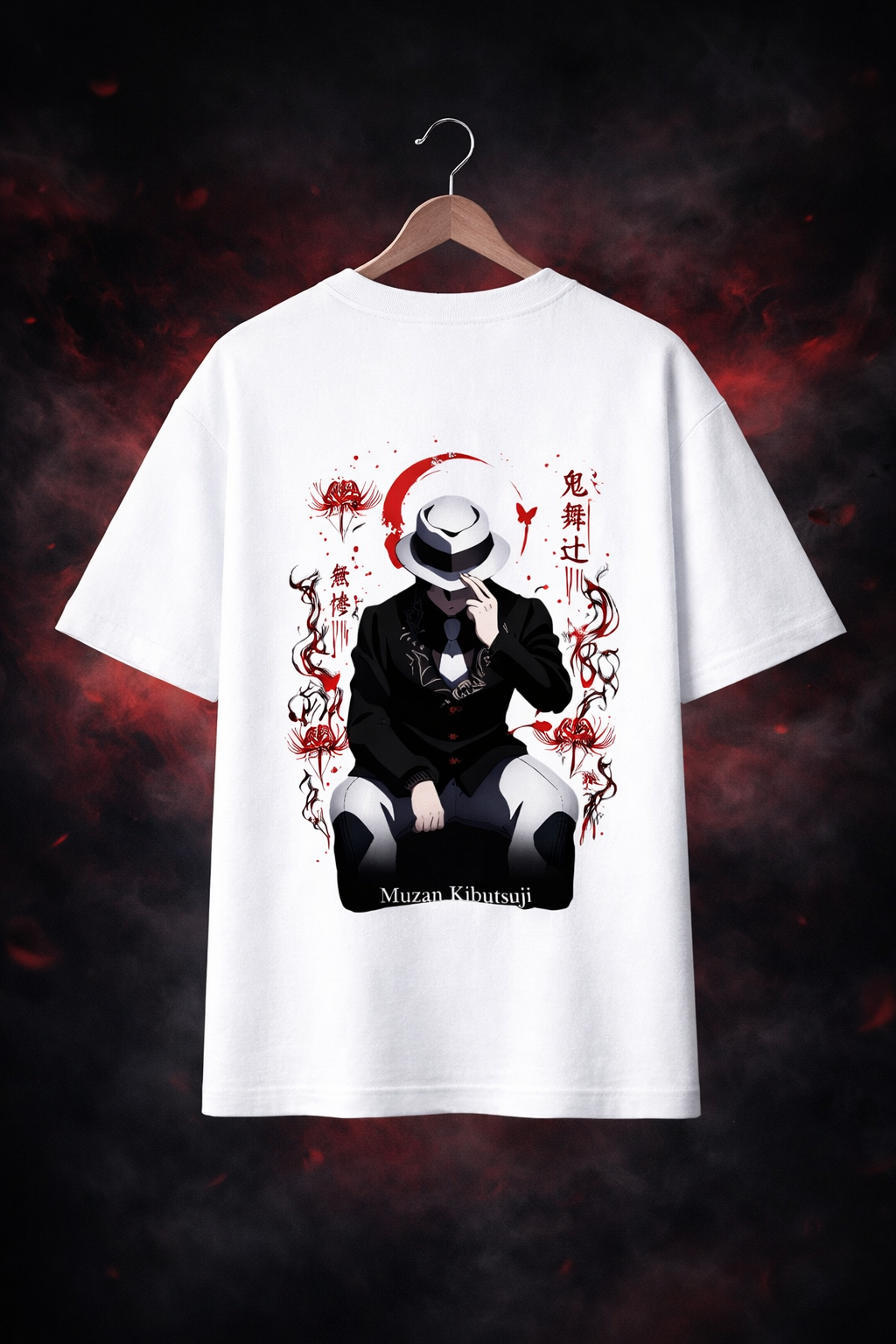 Muzan Kibutsuji Oversized T-Shirt | Demon Slayer Anime Drop