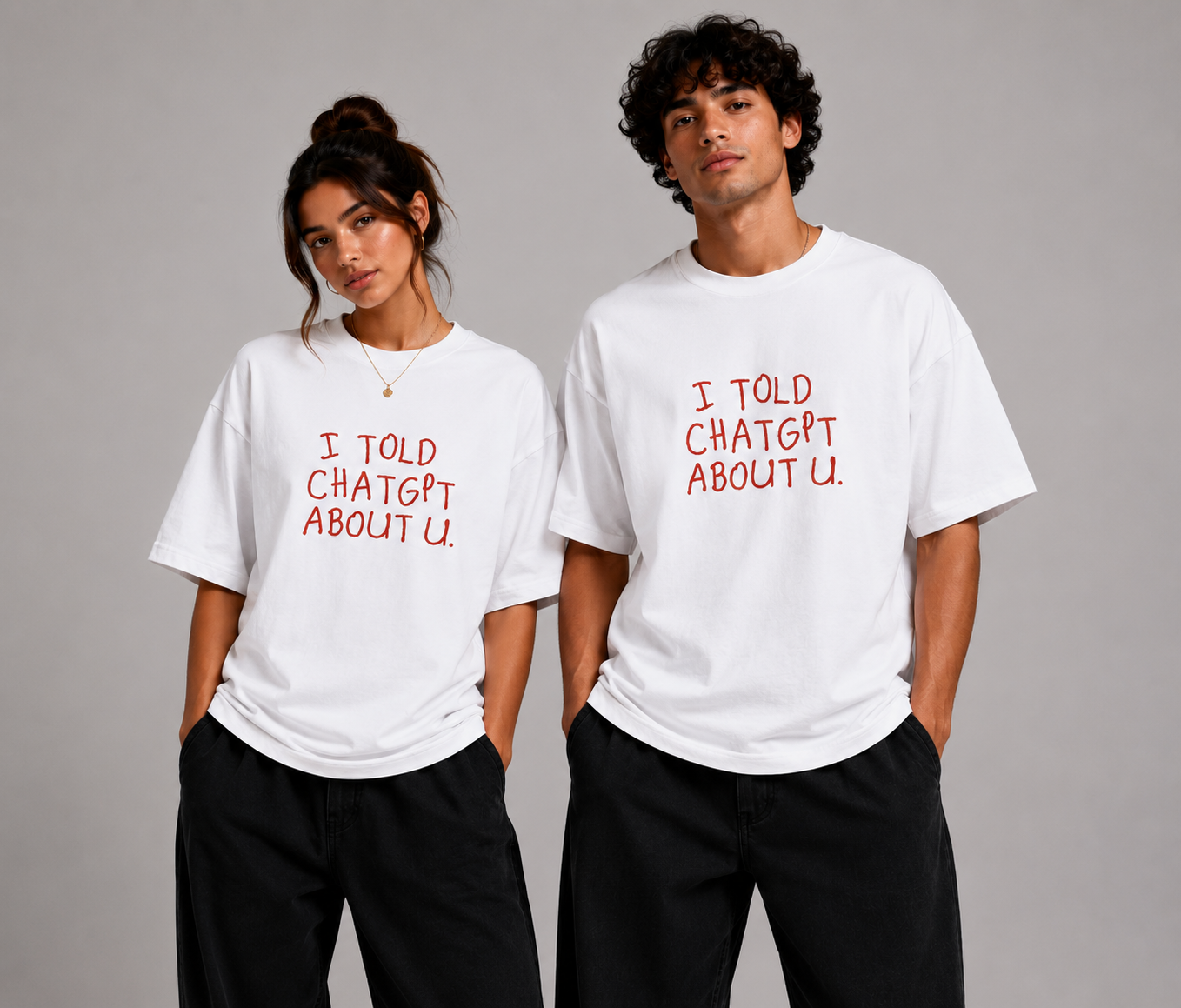 I Told ChatGPT About U Unisex Classic Crew T-Shirt