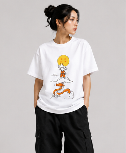 Dragon Ball Z Oversized Graphic Tee – Lunara Ink