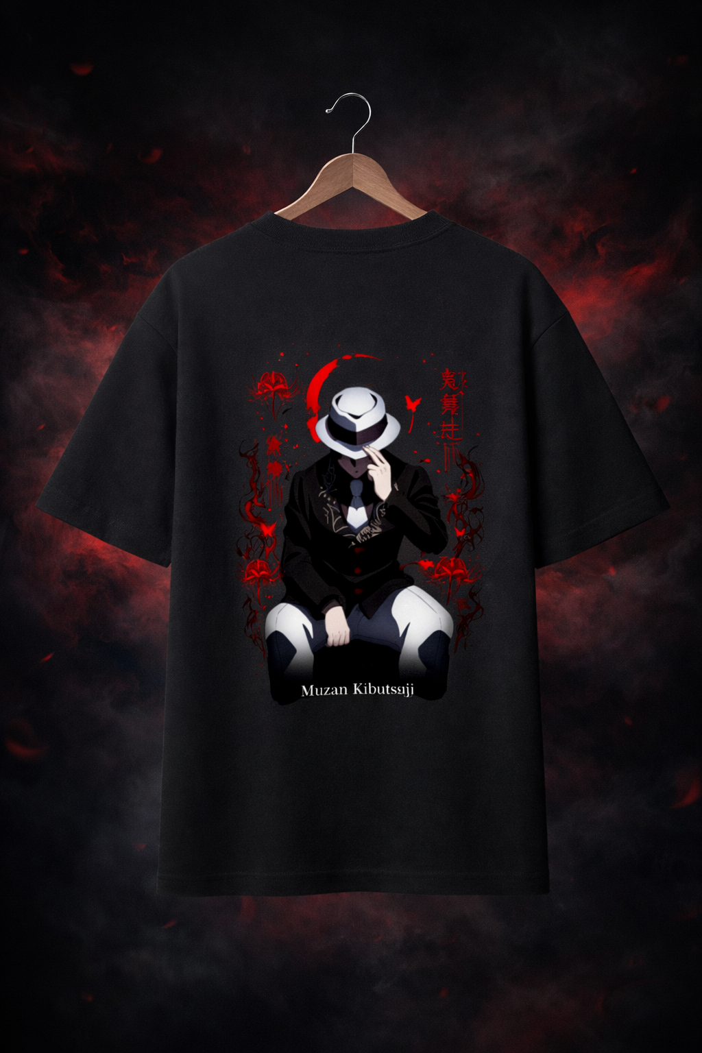 Muzan Kibutsuji Oversized T-Shirt | Demon Slayer Anime Drop