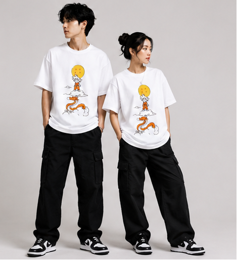 Dragon Ball Z Oversized Graphic Tee – Lunara Ink