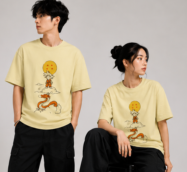Dragon Ball Z Oversized Graphic Tee – Lunara Ink