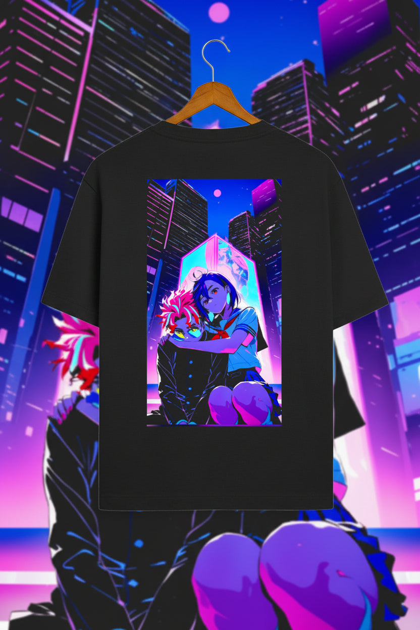 Momo & Okarun Unisex Crew Neck T-Shirt
