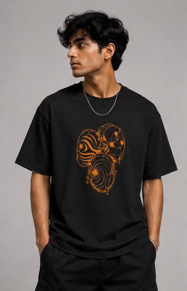 OBITO Mask Oversized Graphic Tee – Lunara Ink