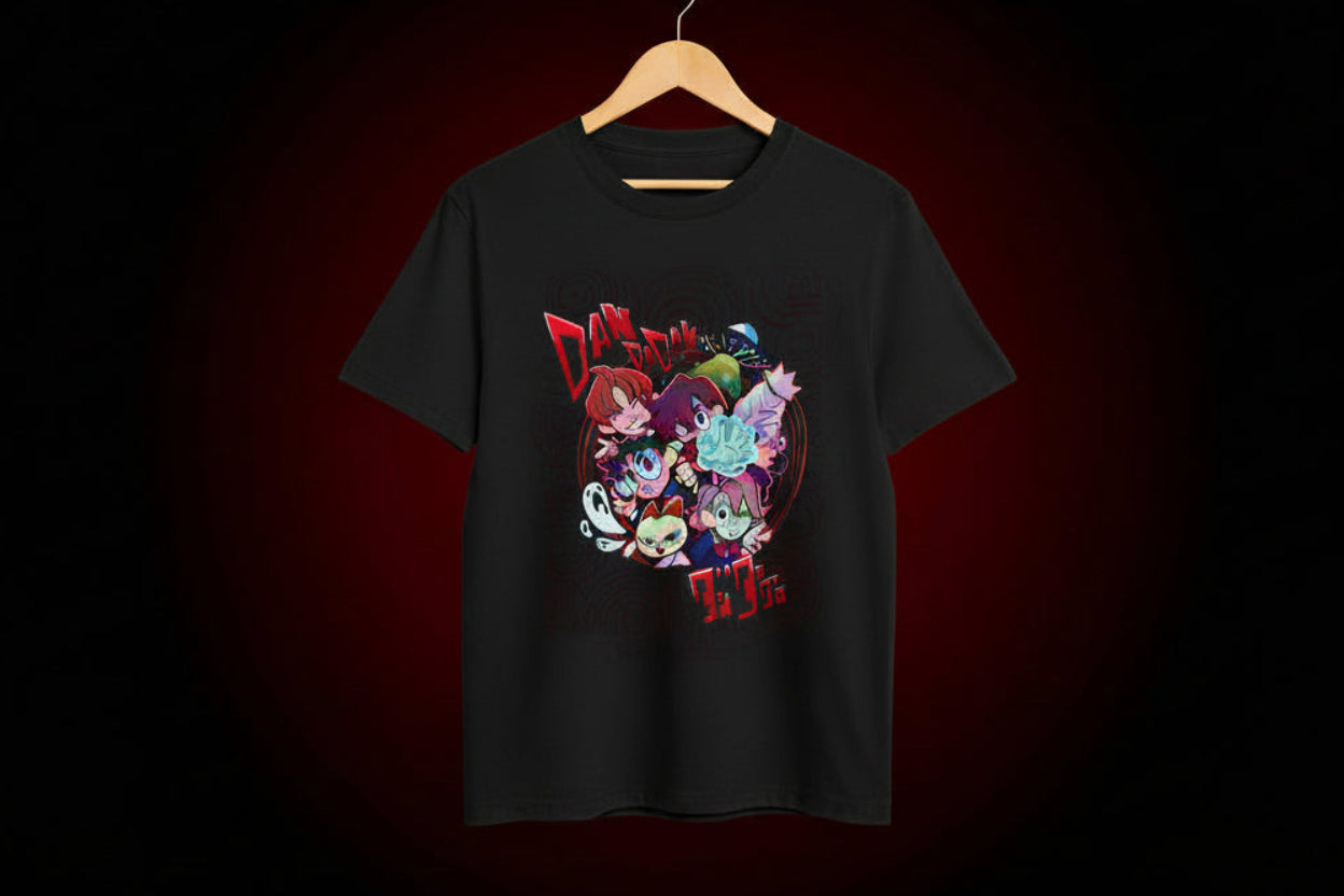 Dan Da Dan Unisex Graphic T-Shirt – Anime Streetwear | Lunara Ink