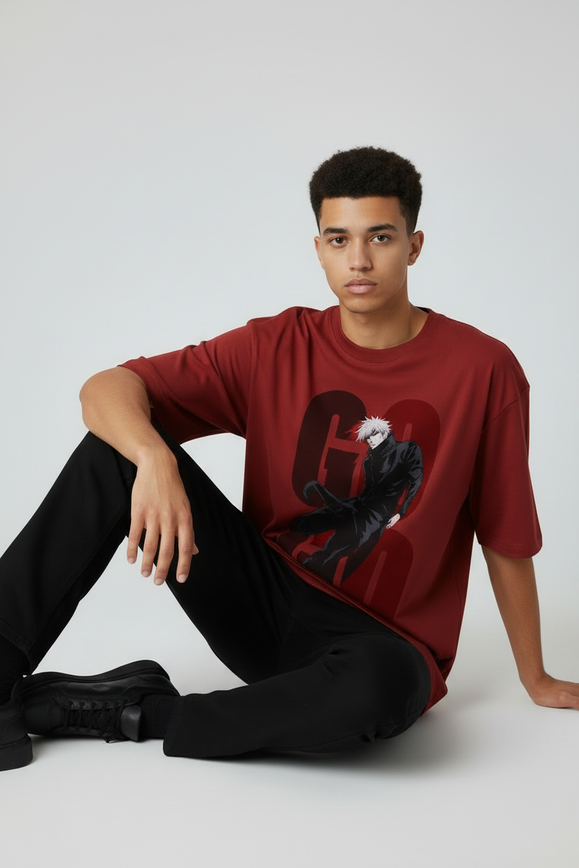 GOJO Oversized Graphic Tee – Lunara Ink