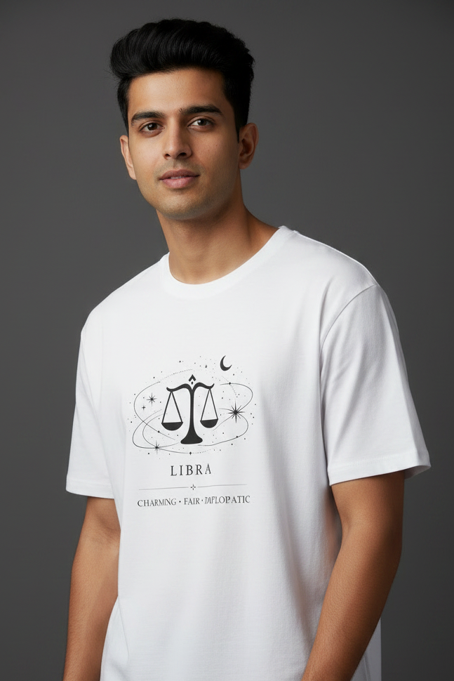 Libra White Unisex T-Shirt