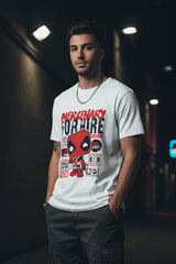 Deadpool Mercenary Unisex Crew T-Shirt | lunara ink