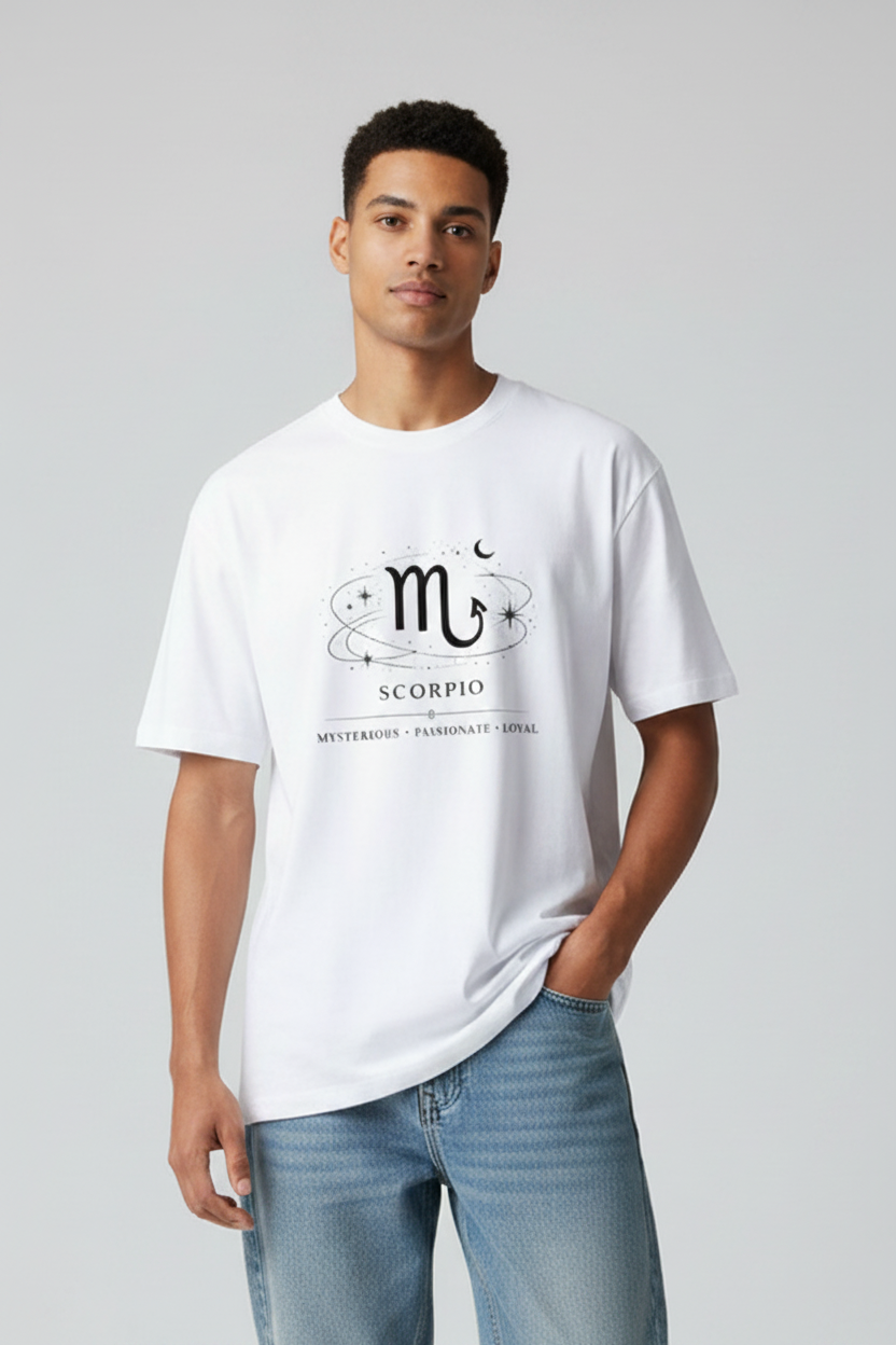 Scorpio White Unisex T-Shirt