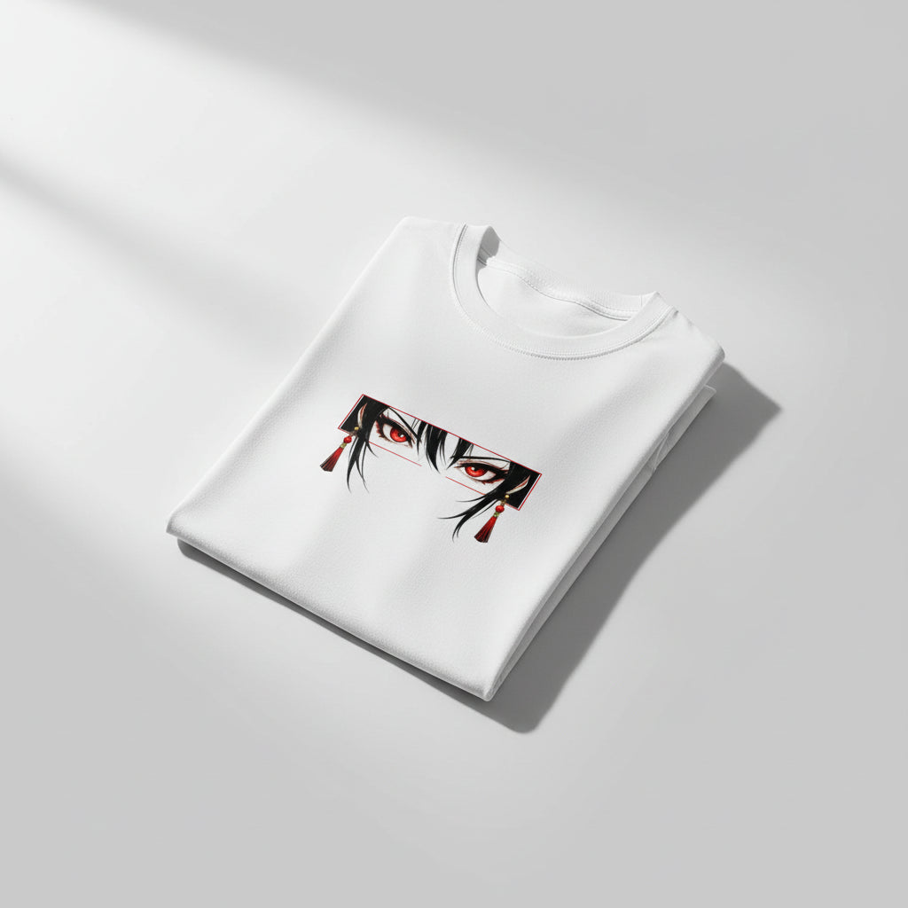 Unisex Oversized anime white Standard T-Shirt