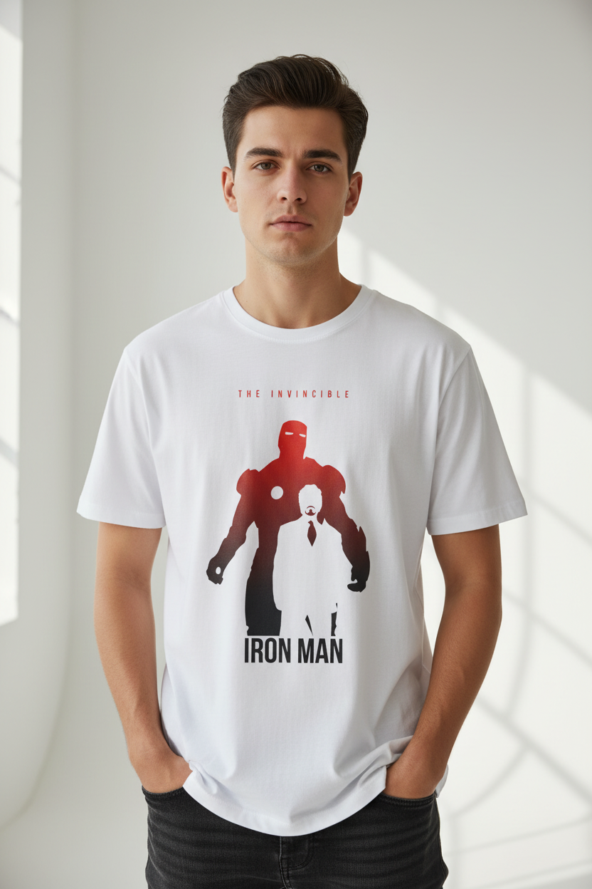 Iron Man Invincible Graphic Tee | Unisex Oversized T-Shirt