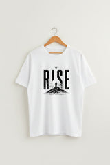 Rise above Yesterday White Unisex T-Shirt