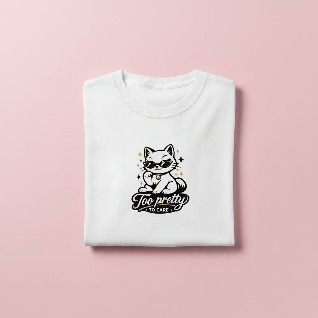 Too Pretty to Care Unisex T-Shirt