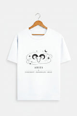 Aries White Unisex T-Shirt