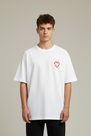 Burning Heart Unisex Crew T-Shirt