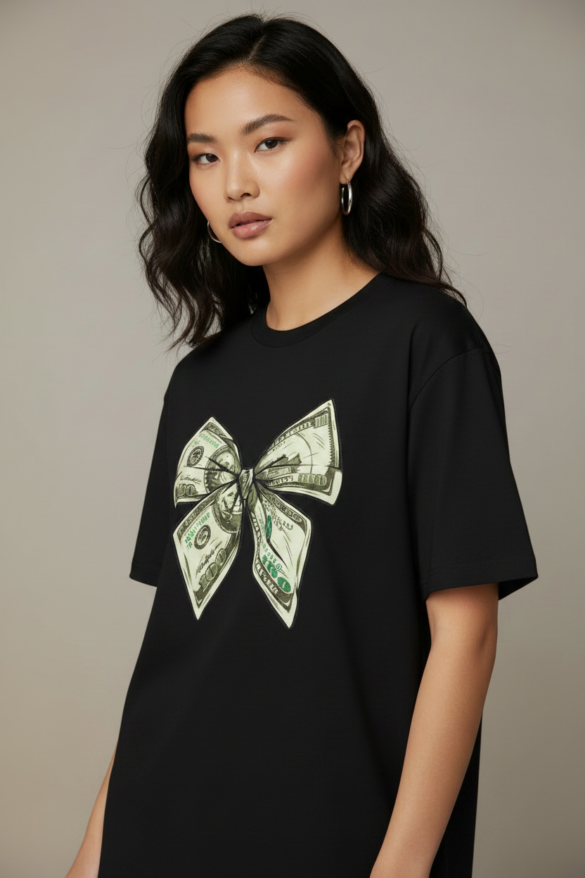 Money Bow Unisex Tee – lunara ink