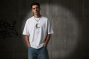 Celestial Moon Planet Oversized T-Shirt