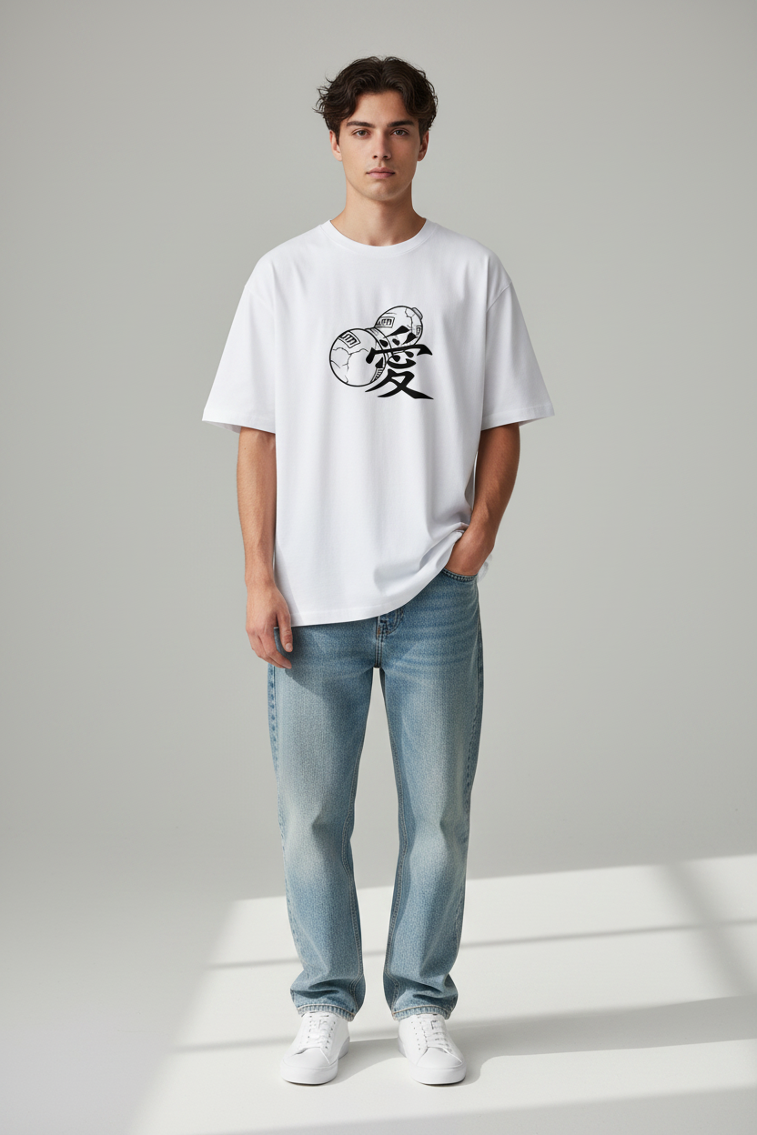 GAARA Oversized Graphic Tee – Lunara Ink