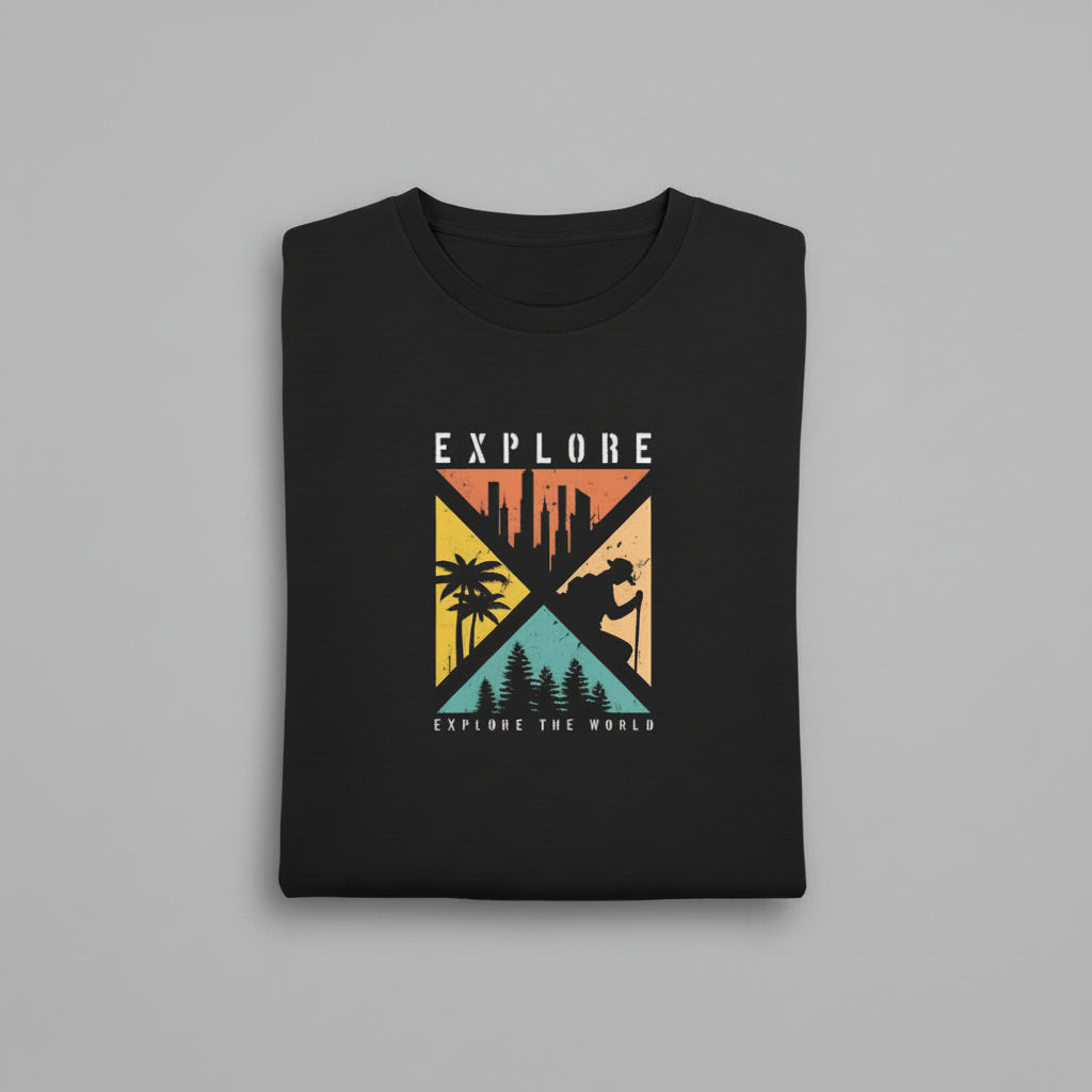 Explore The World Graphic Unisex T-Shirt