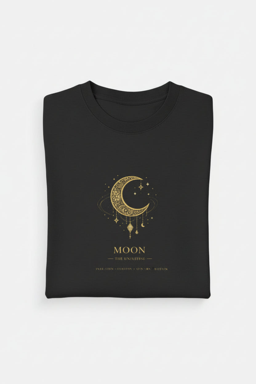 Celestial Moon Oversized T-Shirt