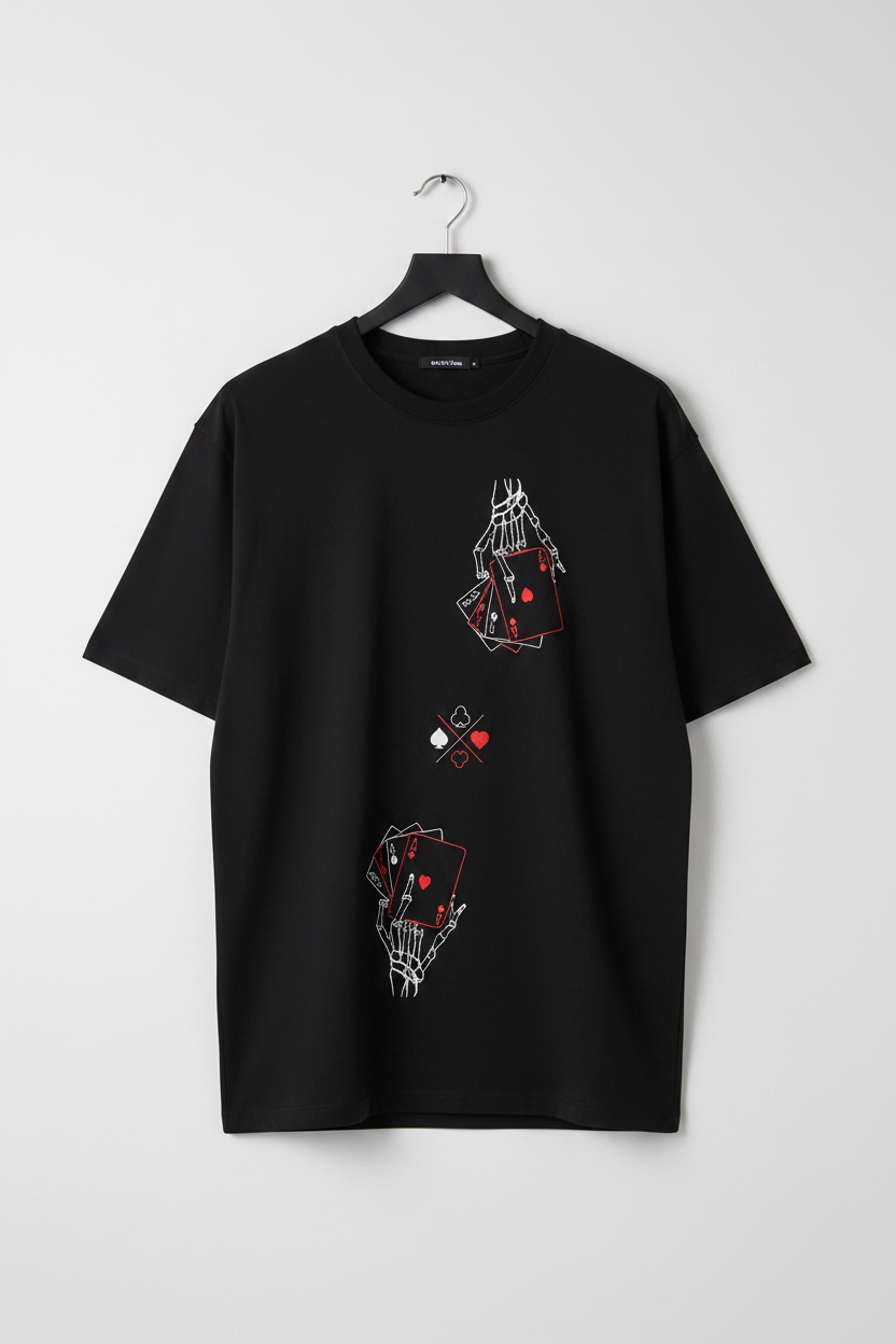 Neon Cards Unisex Graphic Tee – lunara ink