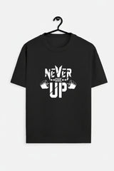 Never Give Up Unisex T-Shirt | Motivational Gym Tee