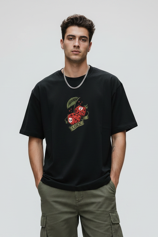 Luck Dices Unisex T-Shirt | Streetwear Graphic Tee
