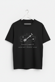 Sagittarius Black Unisex T-Shirt