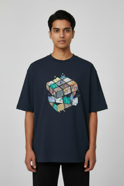 Social Cube Unisex Oversized T-Shirt