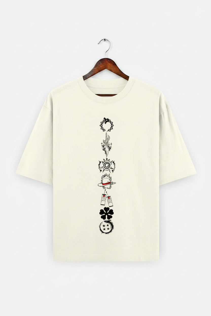 Anime Essentials Oversized Graphic Tee – Lunara Ink