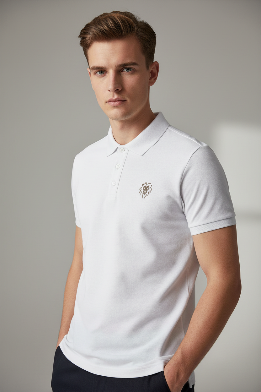 Lion Men's Polo T-Shirt
