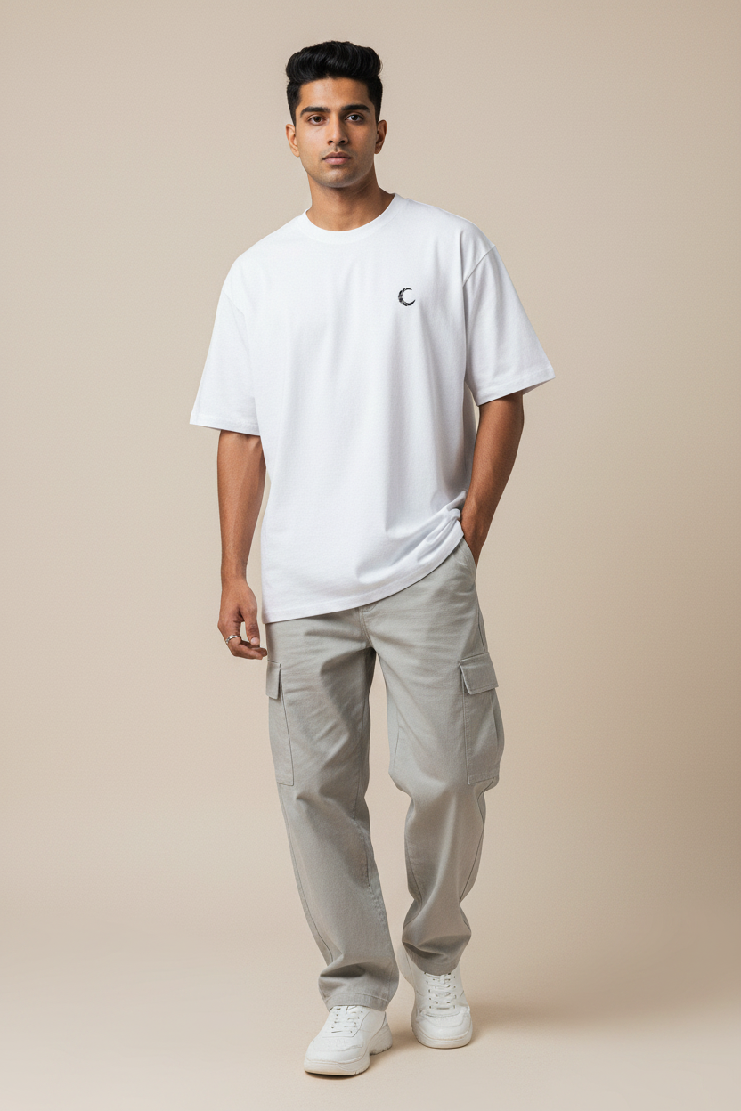 Lunara Unisex Oversized T-Shirt | 240 GSM Premium Cotton
