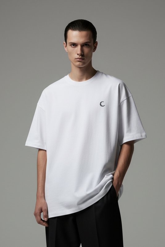 Lunara Oversized Terry Tee – Pastel Edition | 260 GSM Unisex Drop-Shoulder T-Shirt