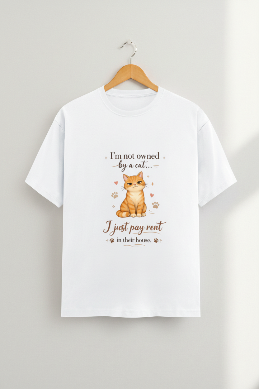 I'm Not Owned By A Cat — Unisex Classic T-Shirt
